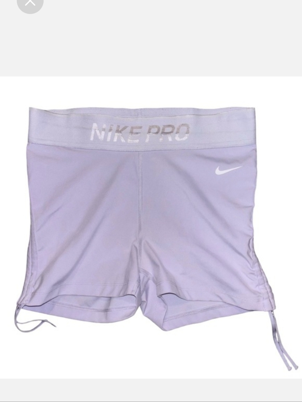 Nike Pro Lavender Performance Shorts
